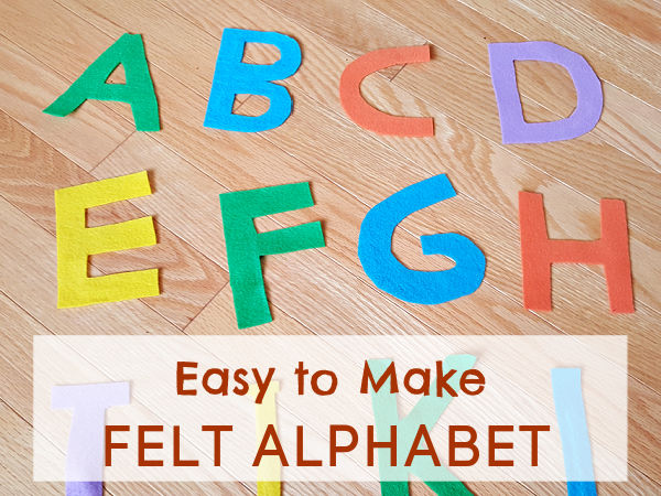 How To Make Felt Alphabet Letters Online
