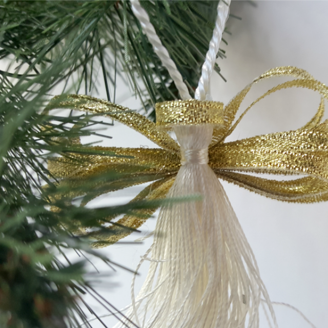 Tassel angel Christmas tree ornament craft for kids