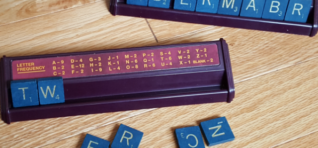 Letter tiles provide fun and easy literacy games for early learners
