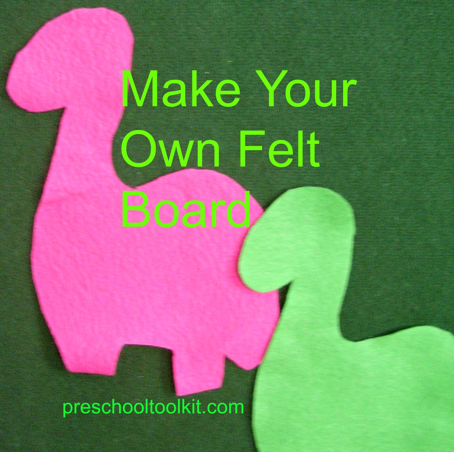 Easiest Felt Board to Make for Preschool Activities » Preschool Toolkit