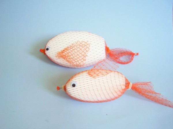 Foam fish craft with fins for preschoolers