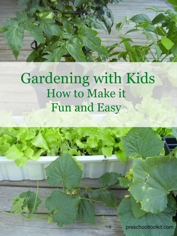 Gardening tips for activities with kids