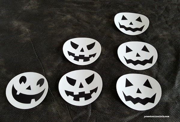 Halloween graphing game for kids