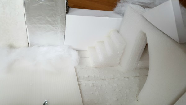 Mini staircase in winter castle craft