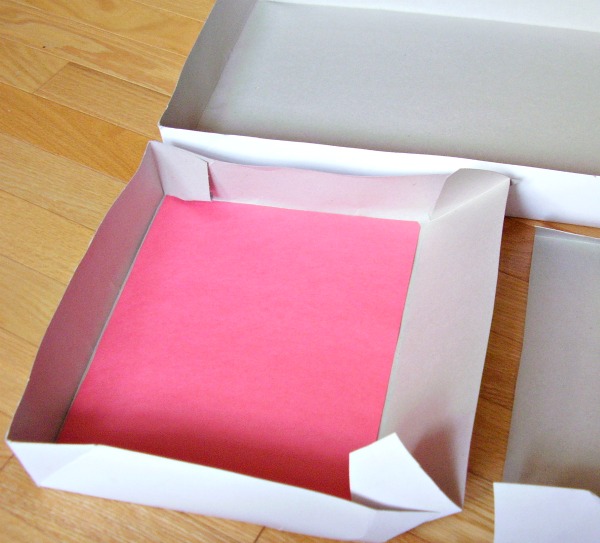 Make a large gift box smaller