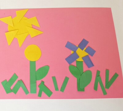 kids flower paper craft 