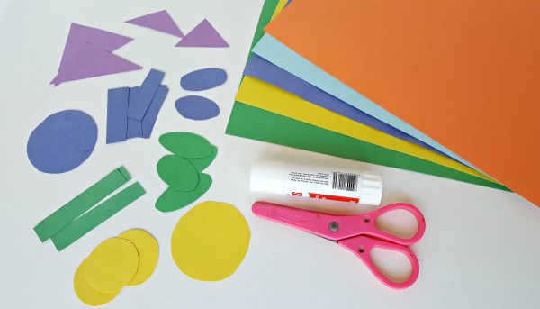 Preschool Art Activity with Paper Shapes » Preschool Toolkit