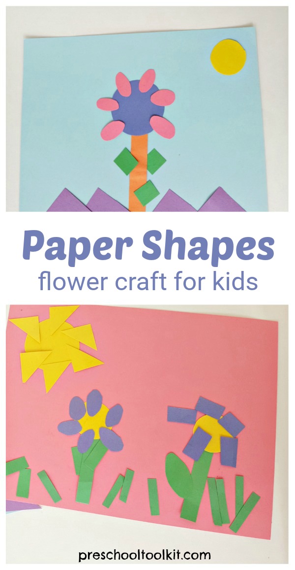 Preschool Art Activity with Paper Shapes » Preschool Toolkit