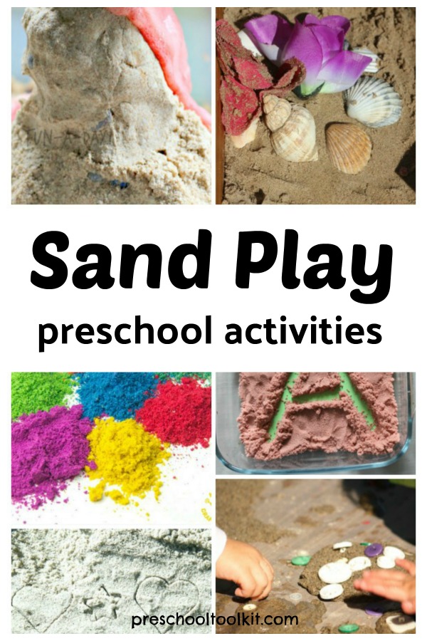 Sand play crafts and activities for kids