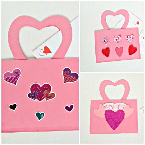 Preschool Valentine mailbag craft and pretend play
