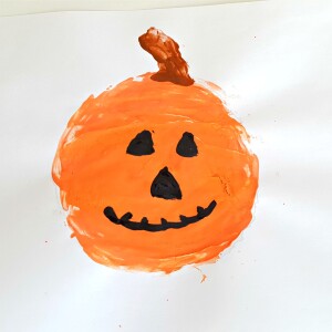 pumpkin art activity for preschool
