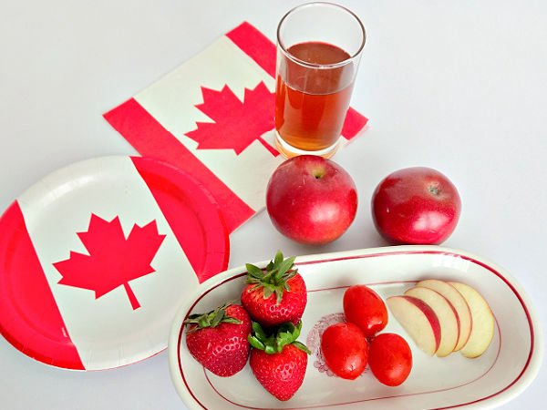 Canada Day food options for the family dinner