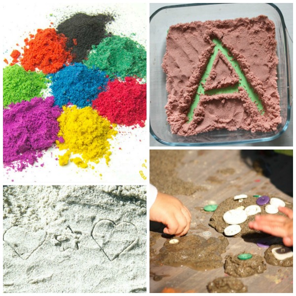 Sand activities for preschoolers