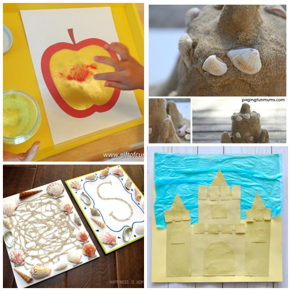 Sand crafts for kids