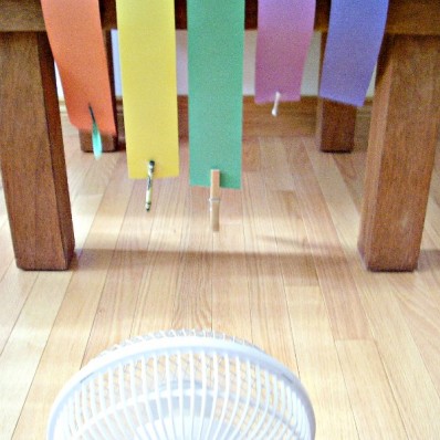 Wind experiment for preschoolers