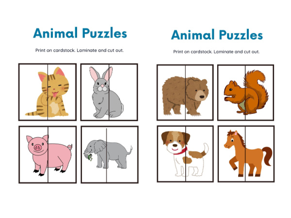 preschool free puzzles download