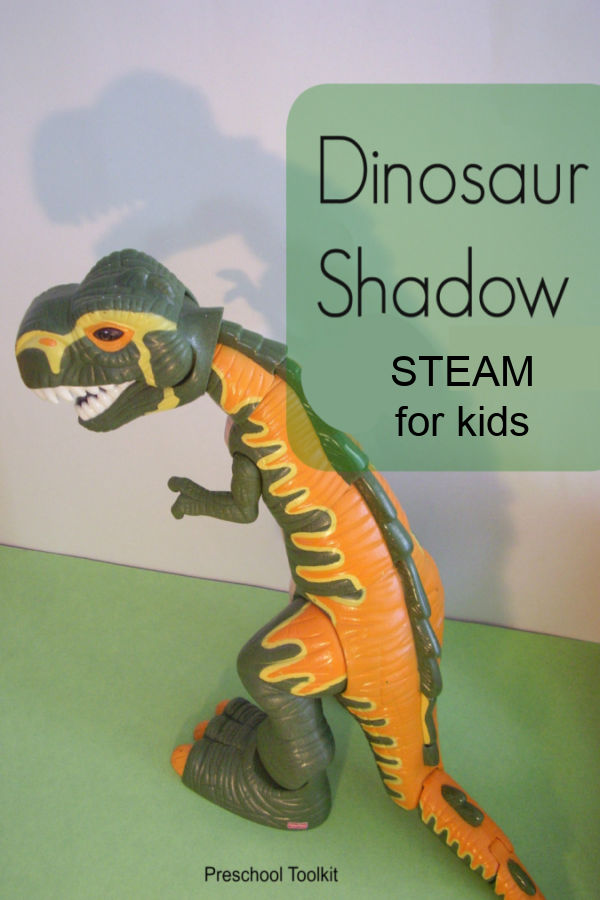 dinosaur art and science preschool activity