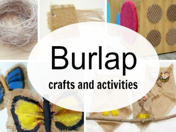 easy to make crafts with burlap