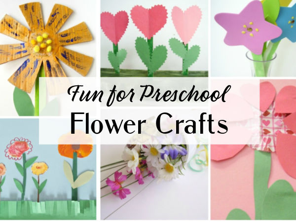 preschool spring flower crafts