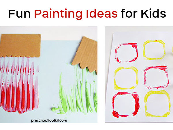 kids art activities with paint