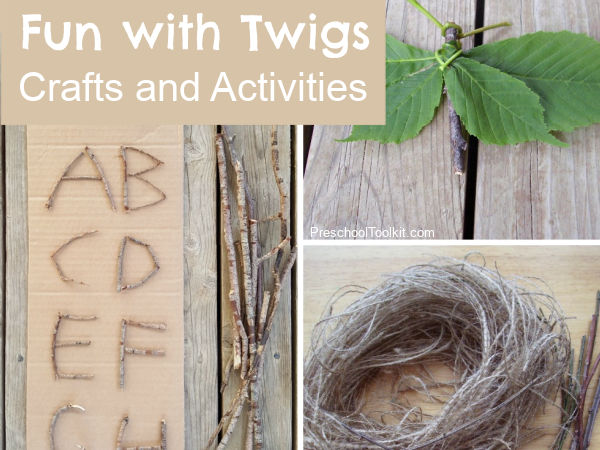 nature crafts with twigs