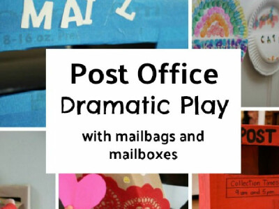 support language skills with post office kids play
