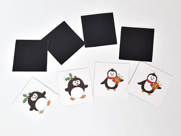 make your own set of cards for a memory game with kids