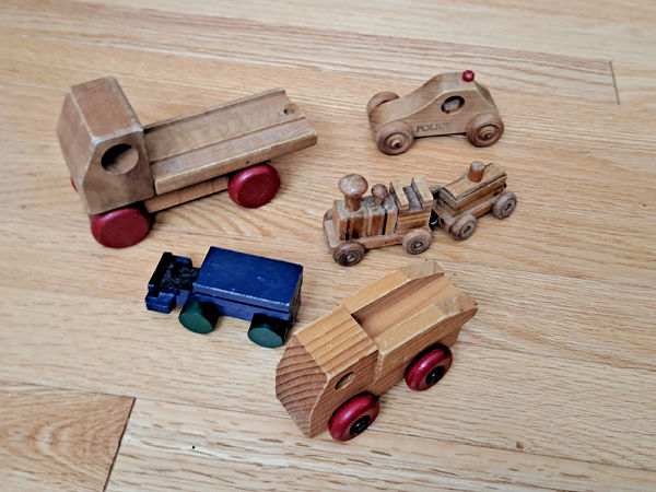 wood toy cars for toddlers and preschoolers