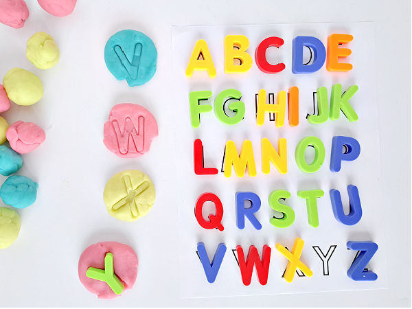 magnetic letters activity for preschool