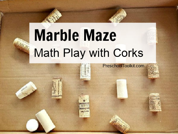 kids science with a marble maze
