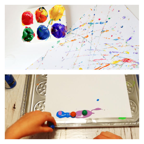 marble painting activities for kids