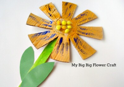flower art activity for preschoolers
