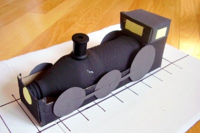 Locomotive kids craft 