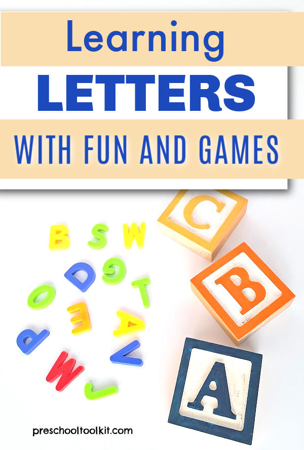 preschool activities for learning the letters of the alphabet