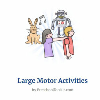 Large motor preschool activities ebook