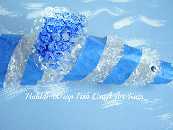 kids fish craft recycled materials activity
