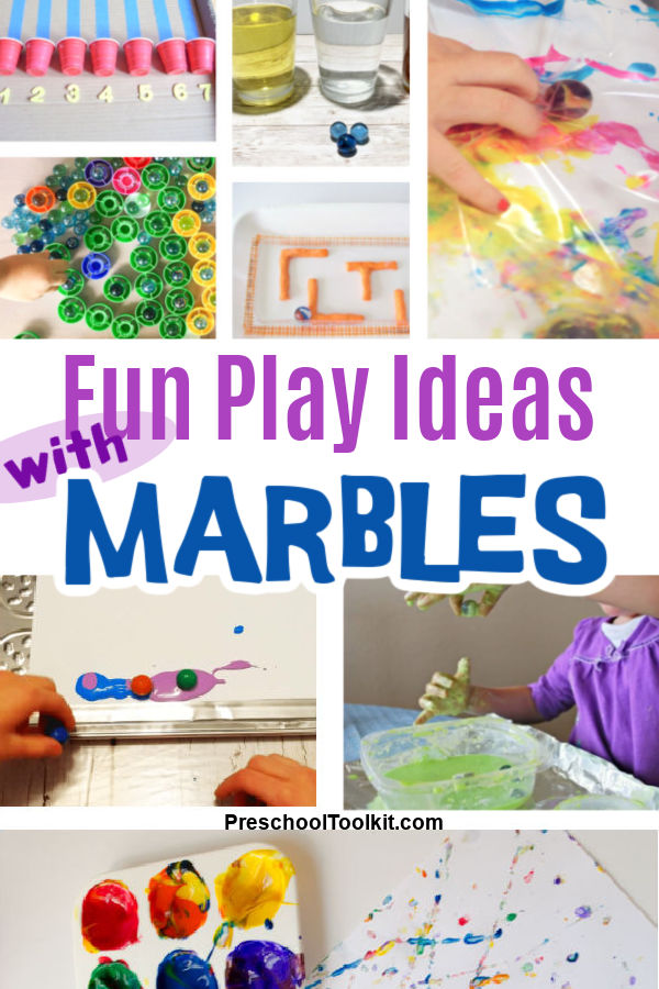 marble games for preschool and kindergarten