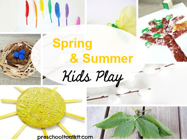 preschool play ideas for spring and summer