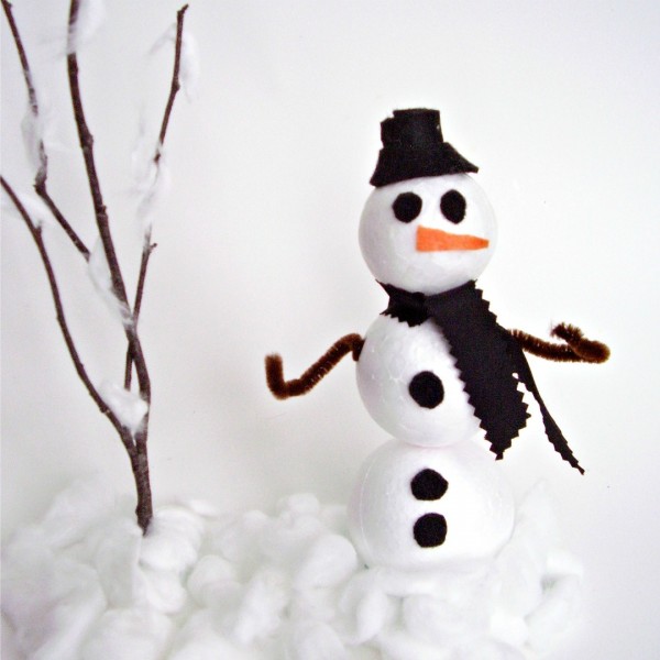 Kids snowman craft 