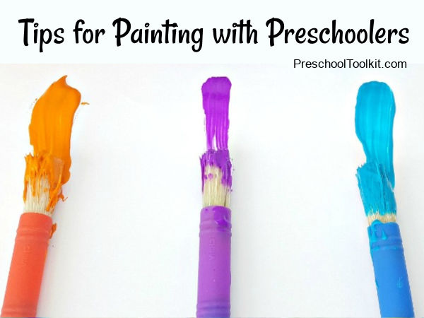 simple setups for kids painting activities
