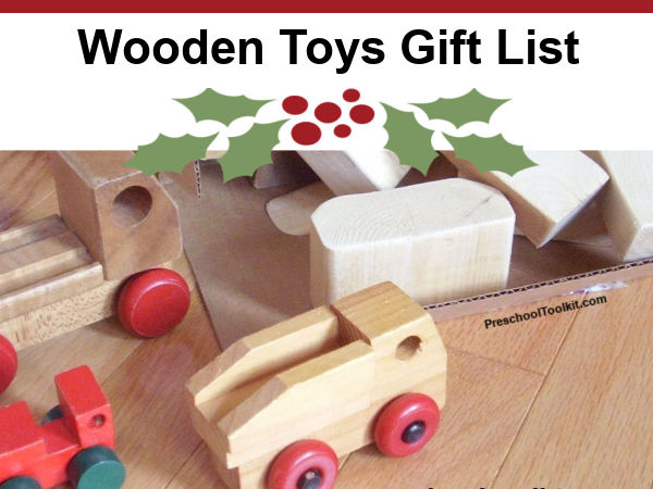 kids wood toys Christmas gift list