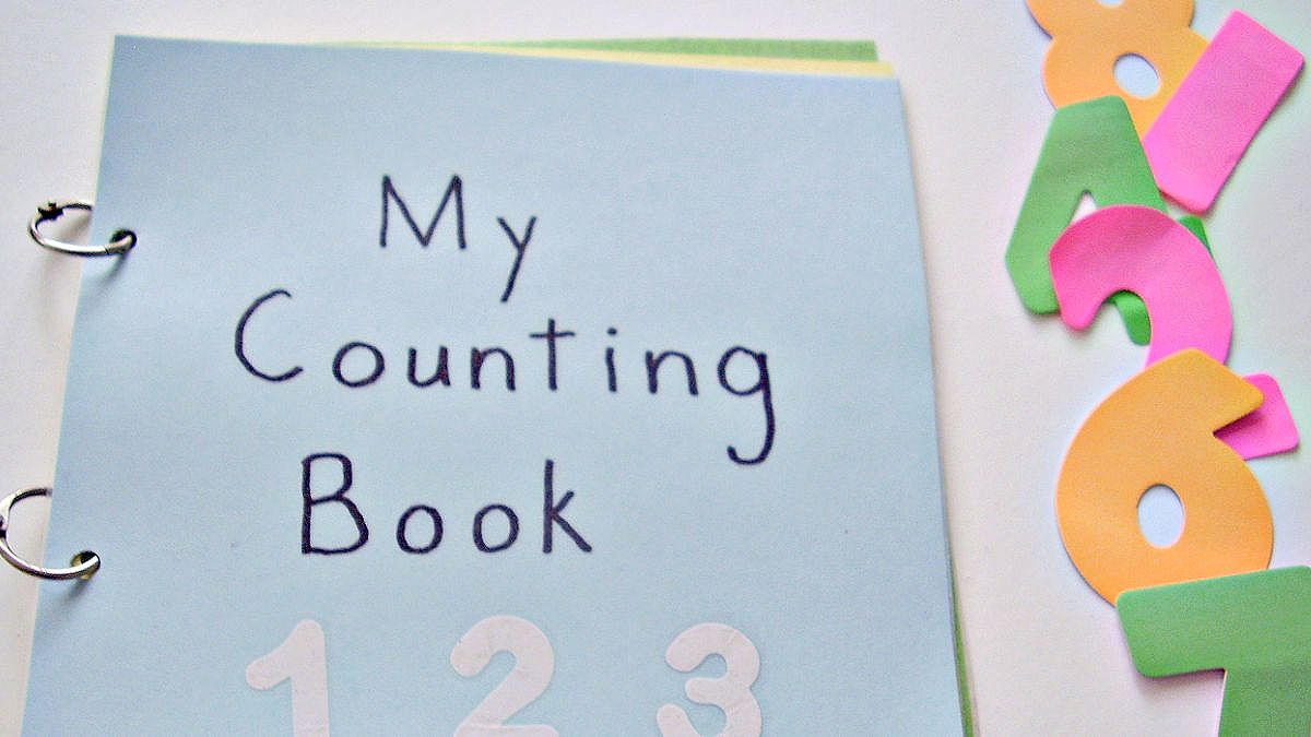 Preschool Counting Book Craft