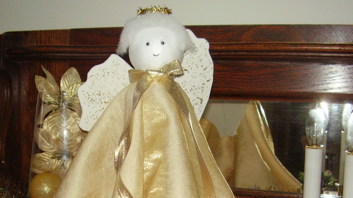 Christmas angel craft project for the family