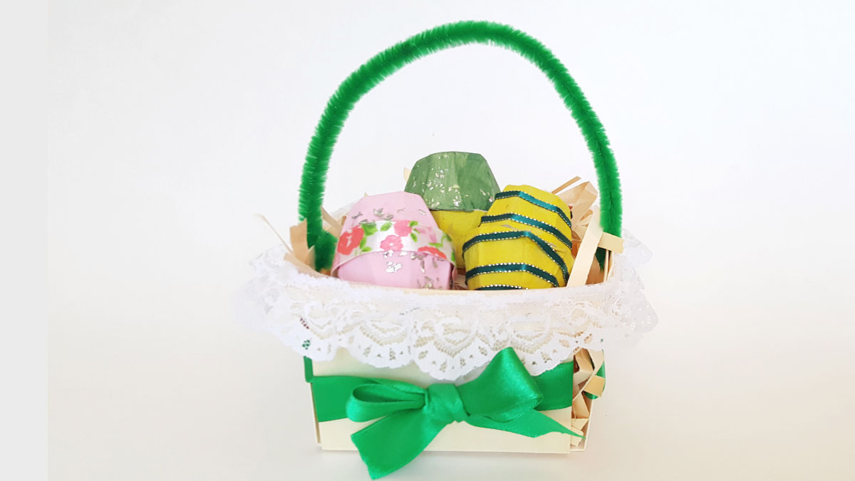 Berry Box Easter Basket Recycled Craft