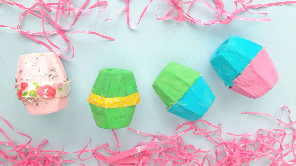 Egg Carton Easter Egg Craft for Kids