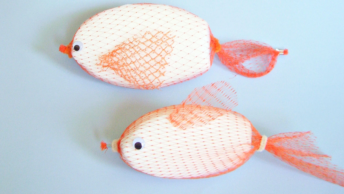 kids easy foam fish craft for ocean theme