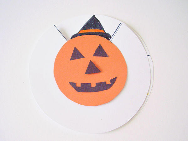 paper jack o lantern craft