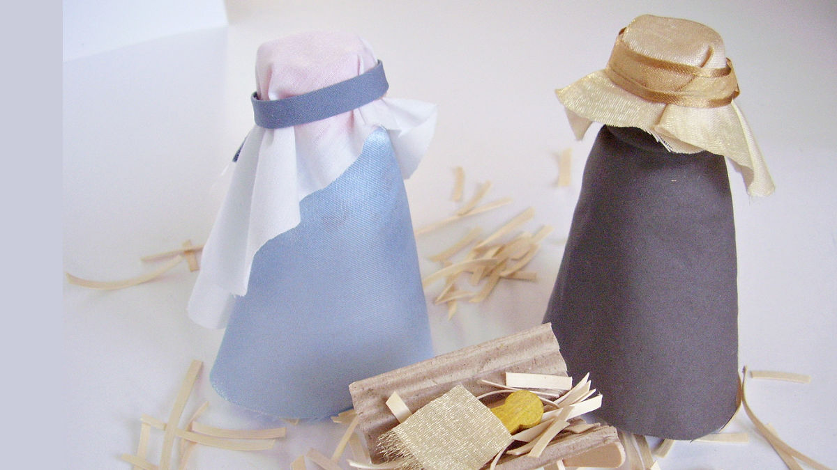 Christmas nativity easy family craft