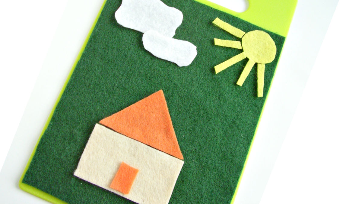 preschool felt board to make for car travel