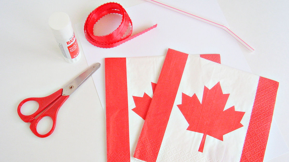 homemade decorations for Canada day celebrations